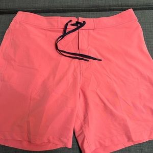 Southern Tide XL salmon swim trunks with mesh liner